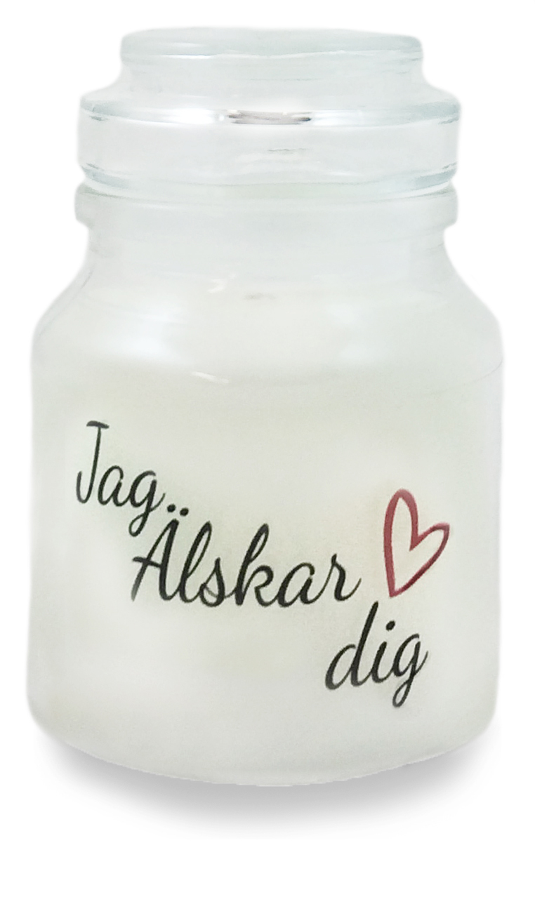 Jag älskar dig - Budskapsljus