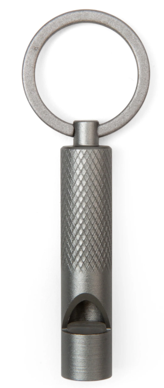 Nyckelring Visselpipa för nödfall
