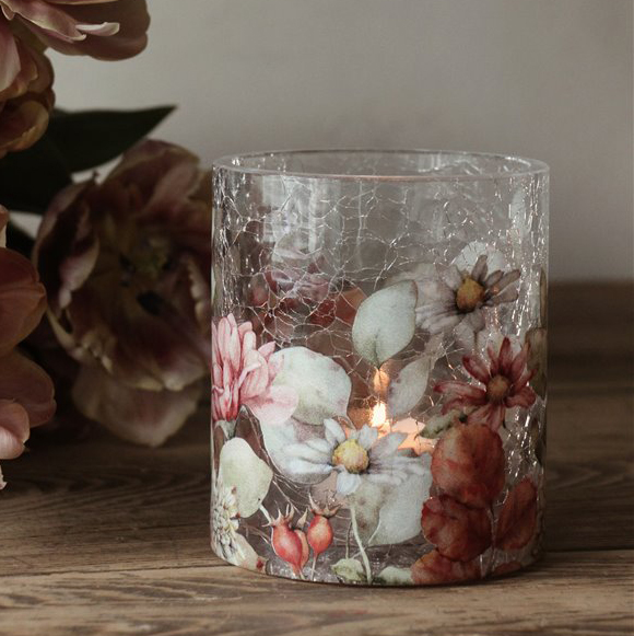 Ljuslykta Blossom, från Majas lyktor säljs till förmån för Barncancerfonden