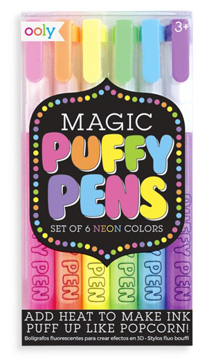 Magic Neon Puffy Pens - Ooly • Pryloteket