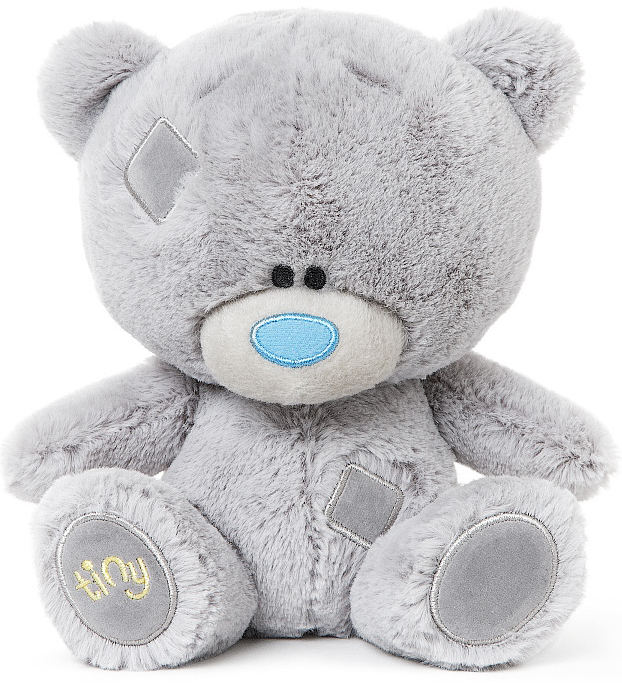 Мишка с заплатками. Tatty Teddy игрушка. Тедди Беар серый с заплатками. Игрушка серый мишка с голубым носом. Плюшевый мишка серый с синим носом.