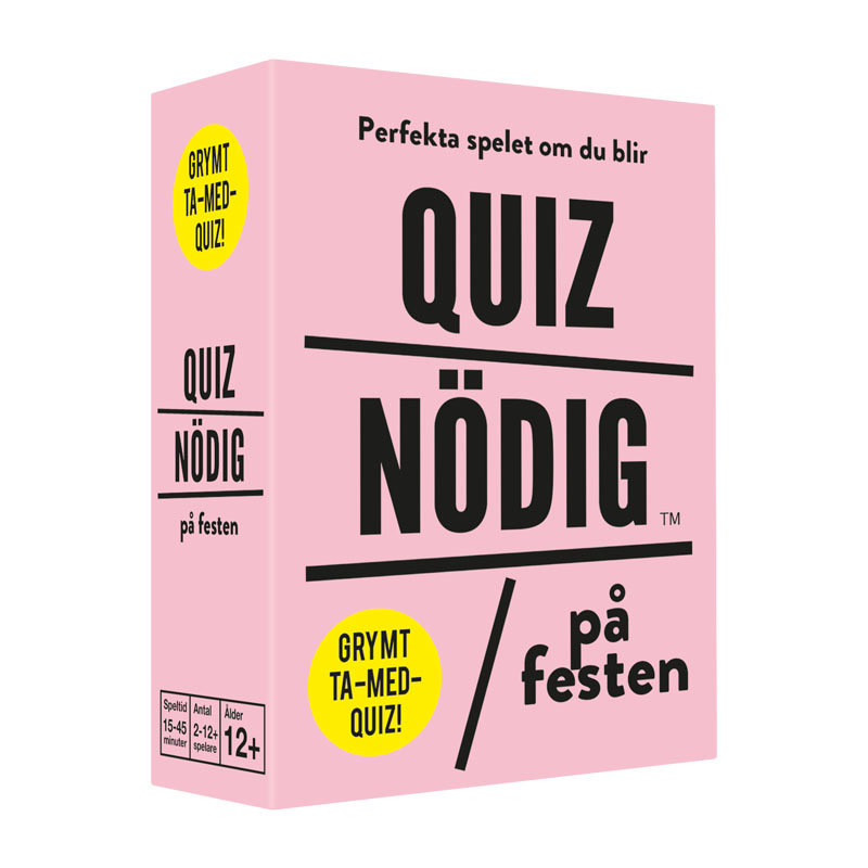 QuizNödig - På Festen • Pryloteket