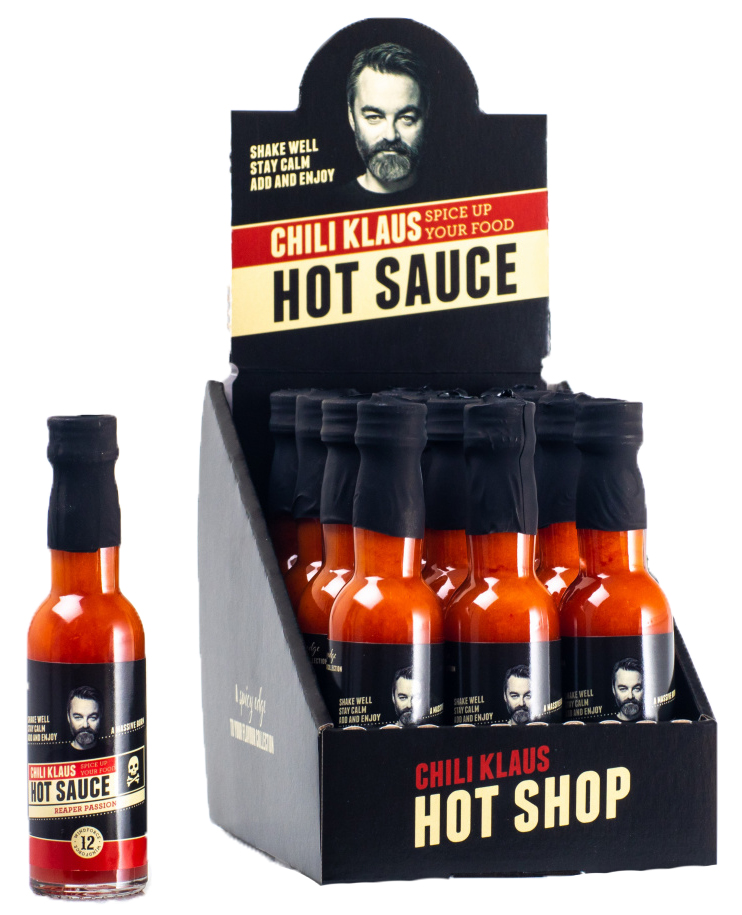 Reaper Passion Hot sås (vindstyrka 12) från Chili Klaus