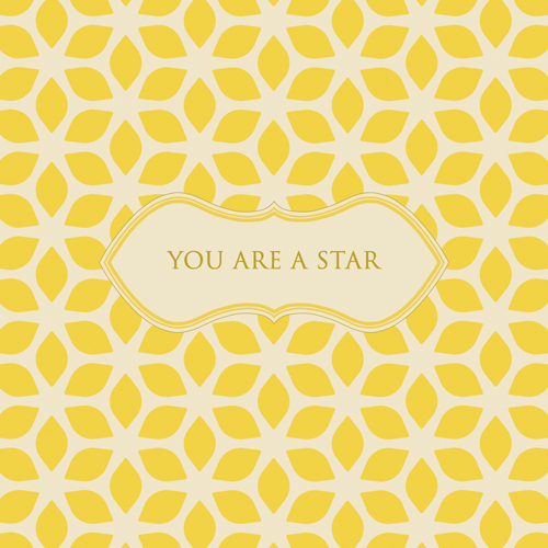 Kort "You are a star" • Pryloteket