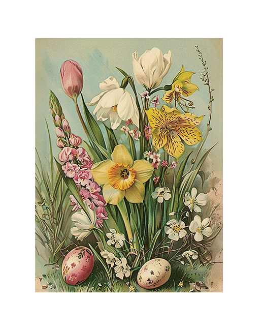 Kort Påsk, 8,5x11,5 cm 
