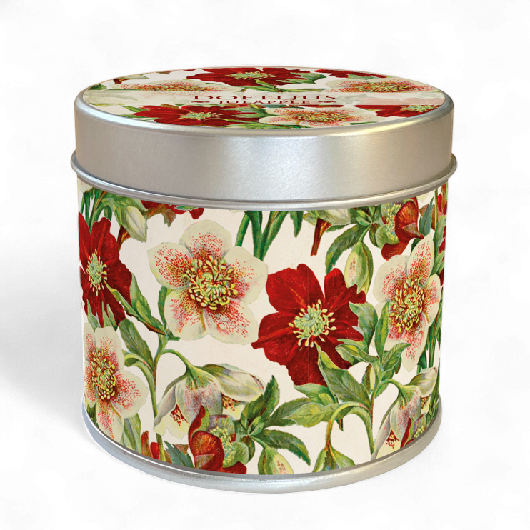 Doftljus Julblommor, doft av juläpple 