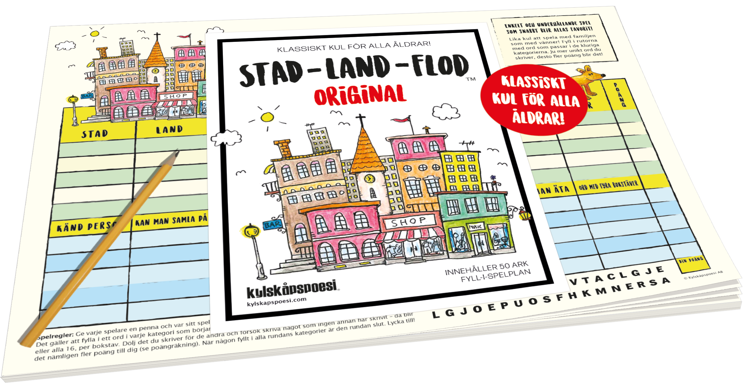Spel Stad - Land - Flod