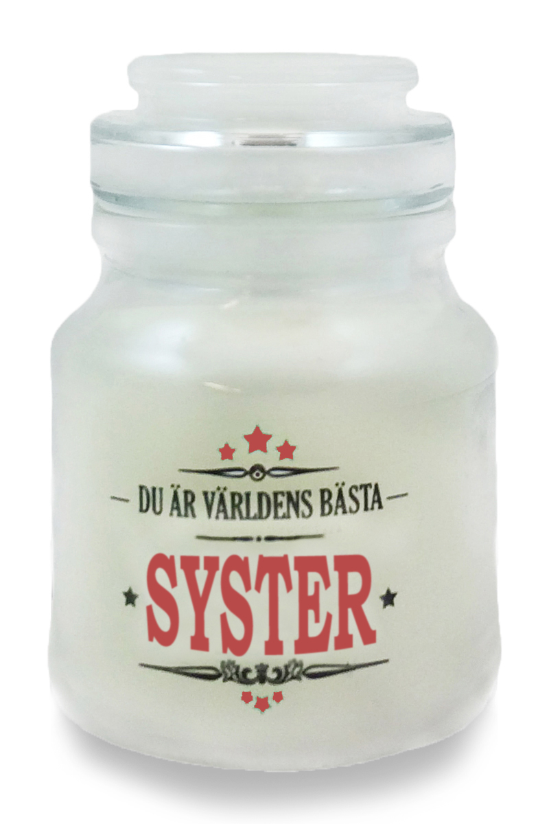 Världens bästa syster - Budskapsljus