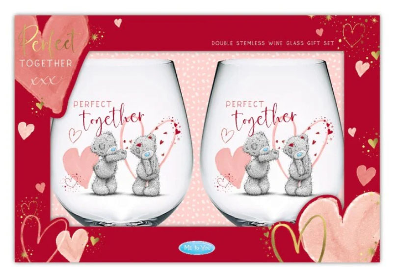 Glas "Perfect Together" 2-pack, - Me to you • Pryloteket