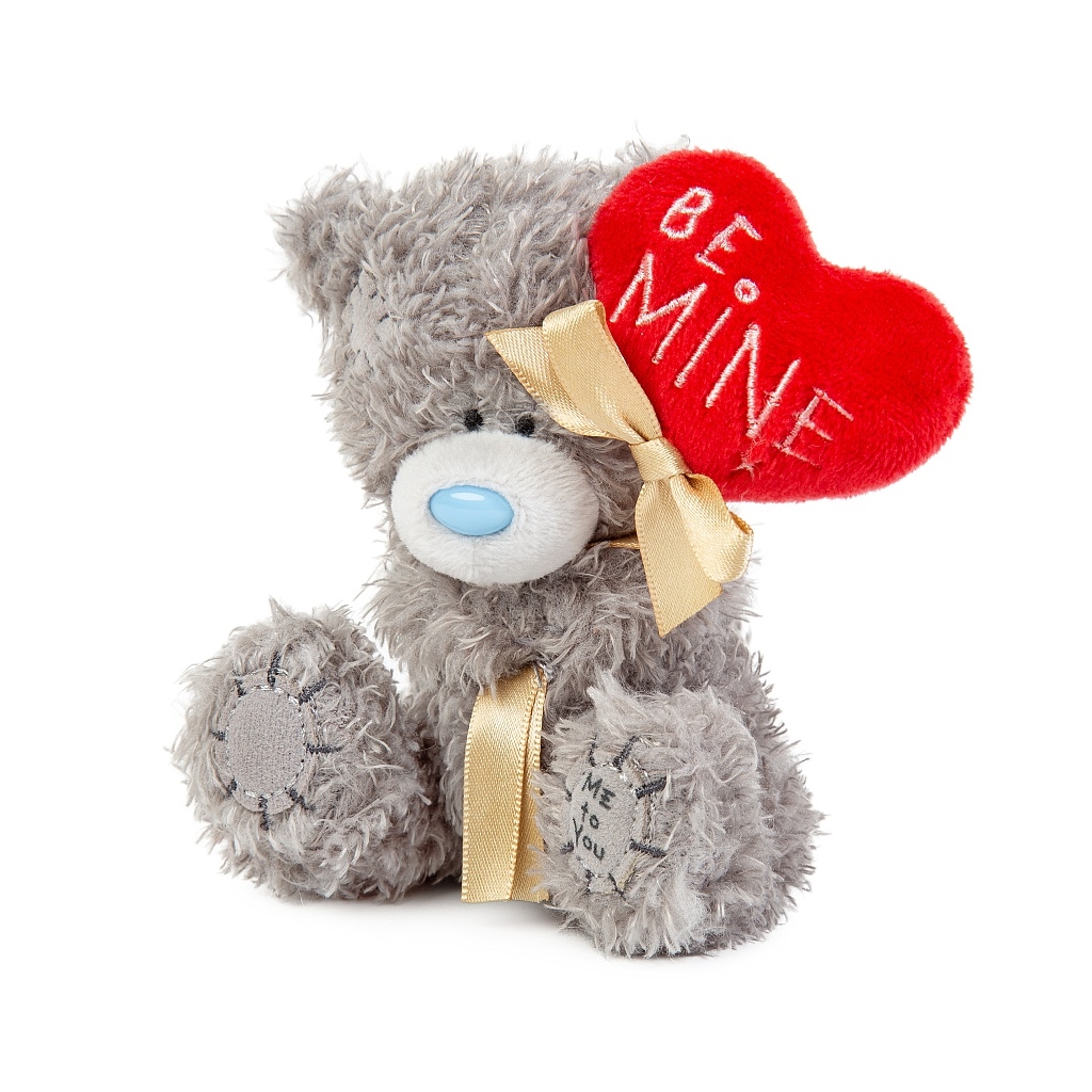 Nalle 10cm med rött hjärta Be Mine - Me to you (Mirandanalle)