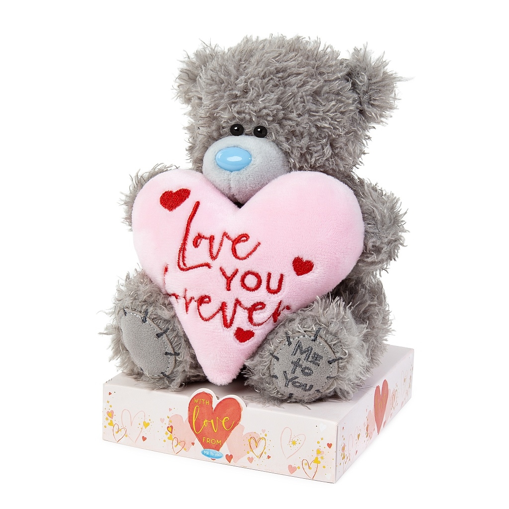Nalle med rosa hjärta Love you forever, 15cm - Me to you (Miranda nalle)