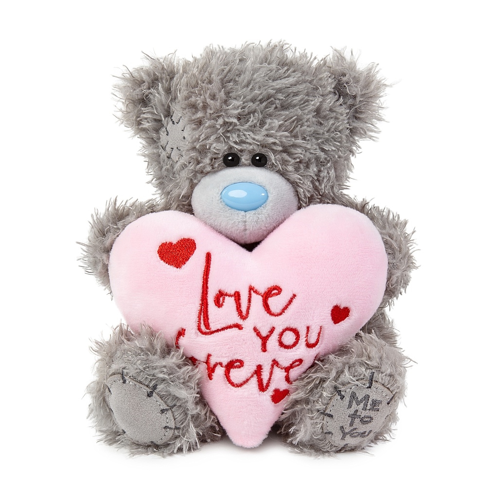 Nalle med rosa hjrta Love you forever, 15cm - Me to you (Miranda nalle)