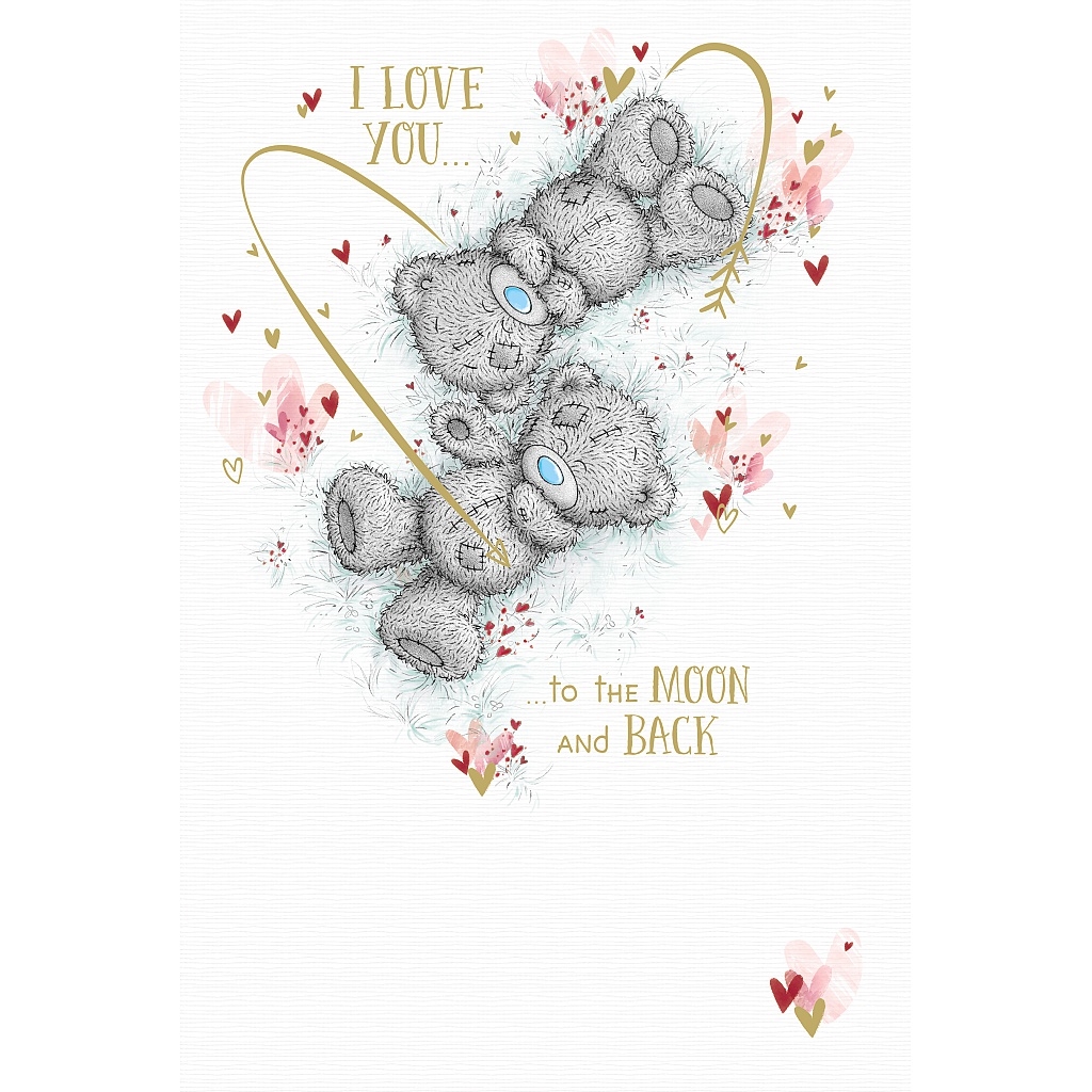 Kort "Love you to the moon and back" - Me To You • Pryloteket