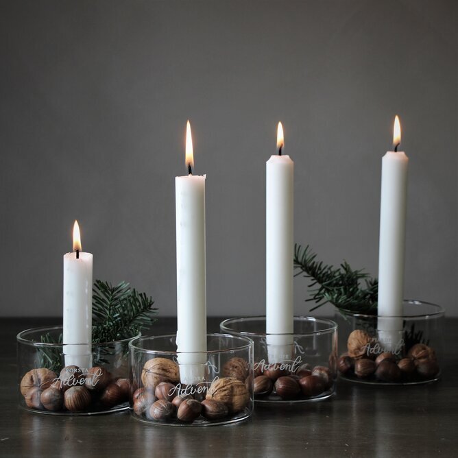 Ljuslyktor Advent, från Majas lyktor säljs till förmån för Barncancerfonden