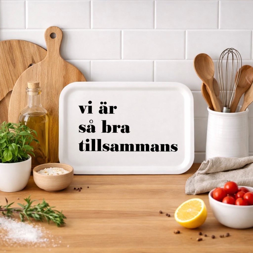 Bricka Vi är så bra tillsammans, 27x20cm