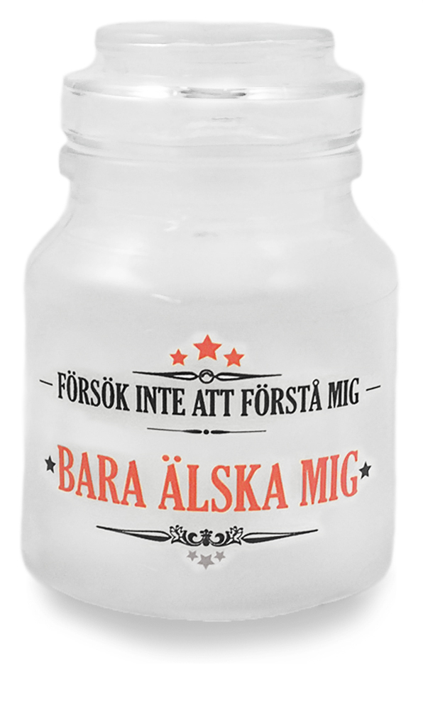 Bara älska mig - Budskapsljus • Pryloteket