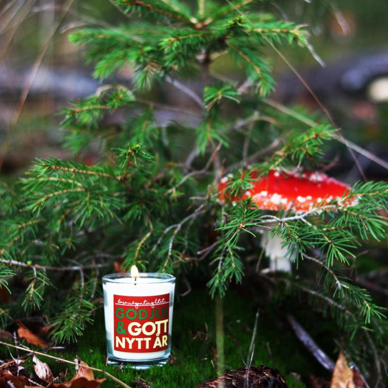 Budskapsljus God Jul & Gott Nytt År från Klinta