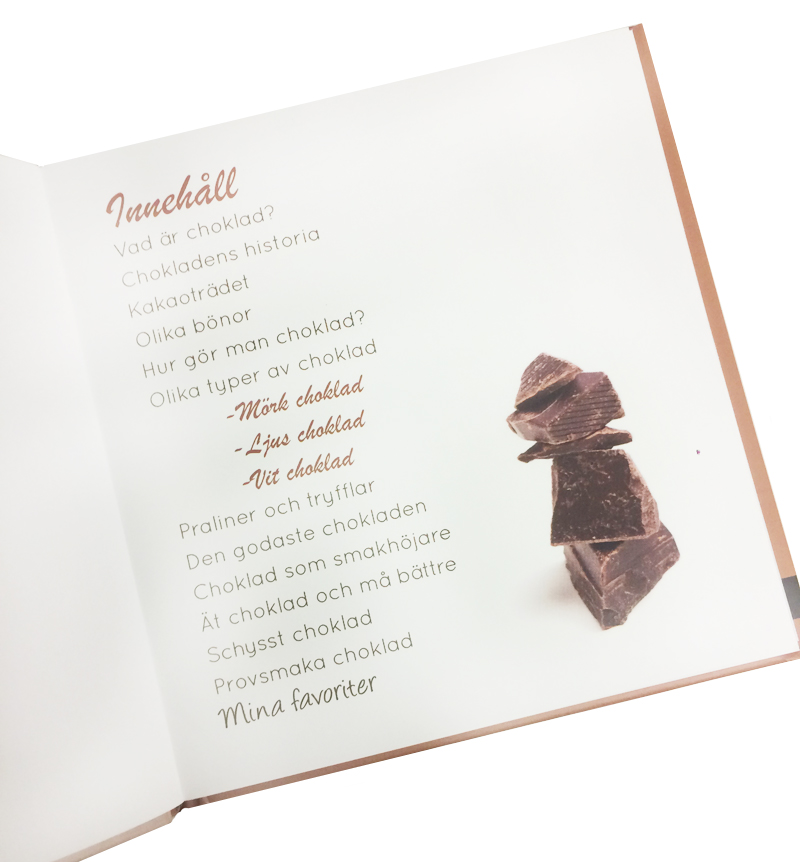 En liten bok om choklad (Presentbok)