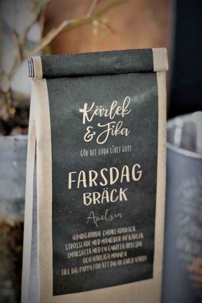 Chokladbräck Fars Dag - Majas lyktor/Barncancerfonden