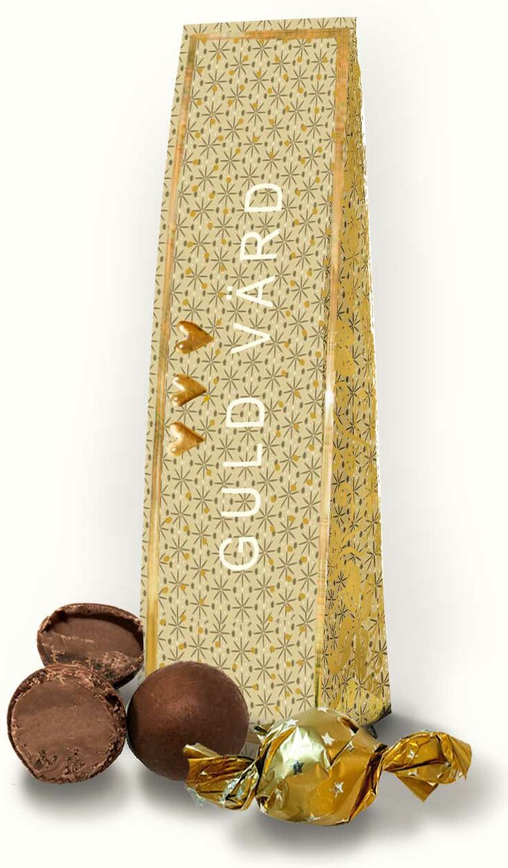 Chokladhälsning Guld Värd • Pryloteket