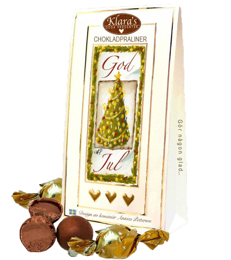 God Jul chokladpraliner, Granmotiv