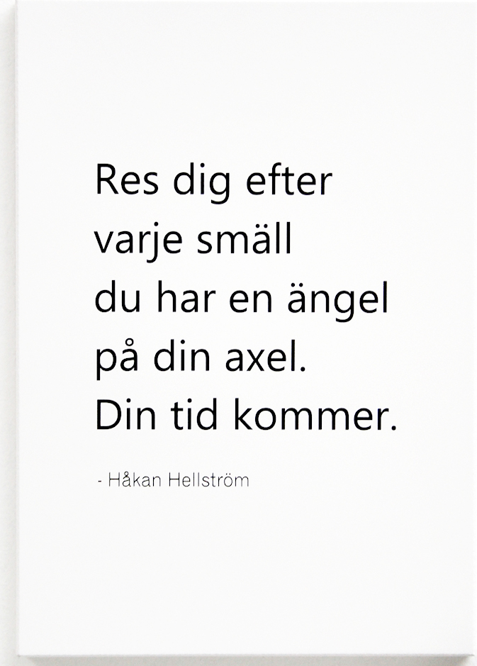 Tavla Din tid kommer - Håkan Hellström