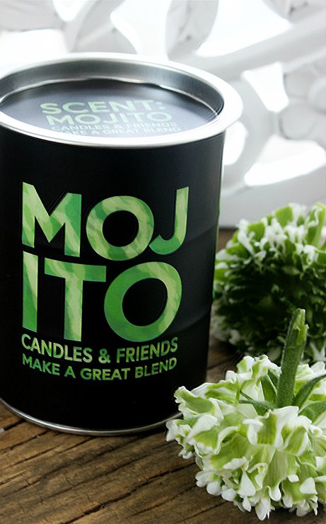 Doftljus Mojito frn Majas Lyktor/Barncancerfonden 