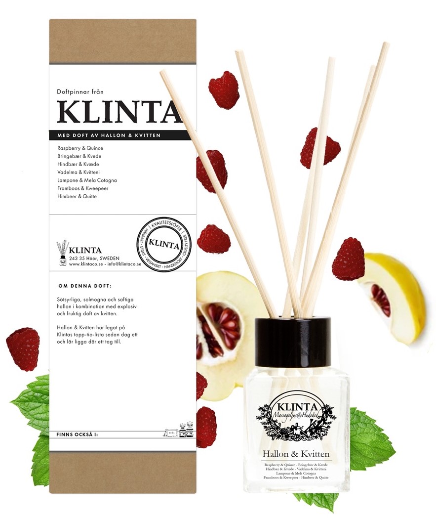 Doftpinnar Hallon & Kvitten från Klinta