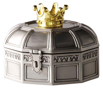 Dacapo Silver Smyckeskrin med Krona