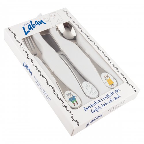 Dacapo Silver Bestickset, Spket Laban, 3 delar