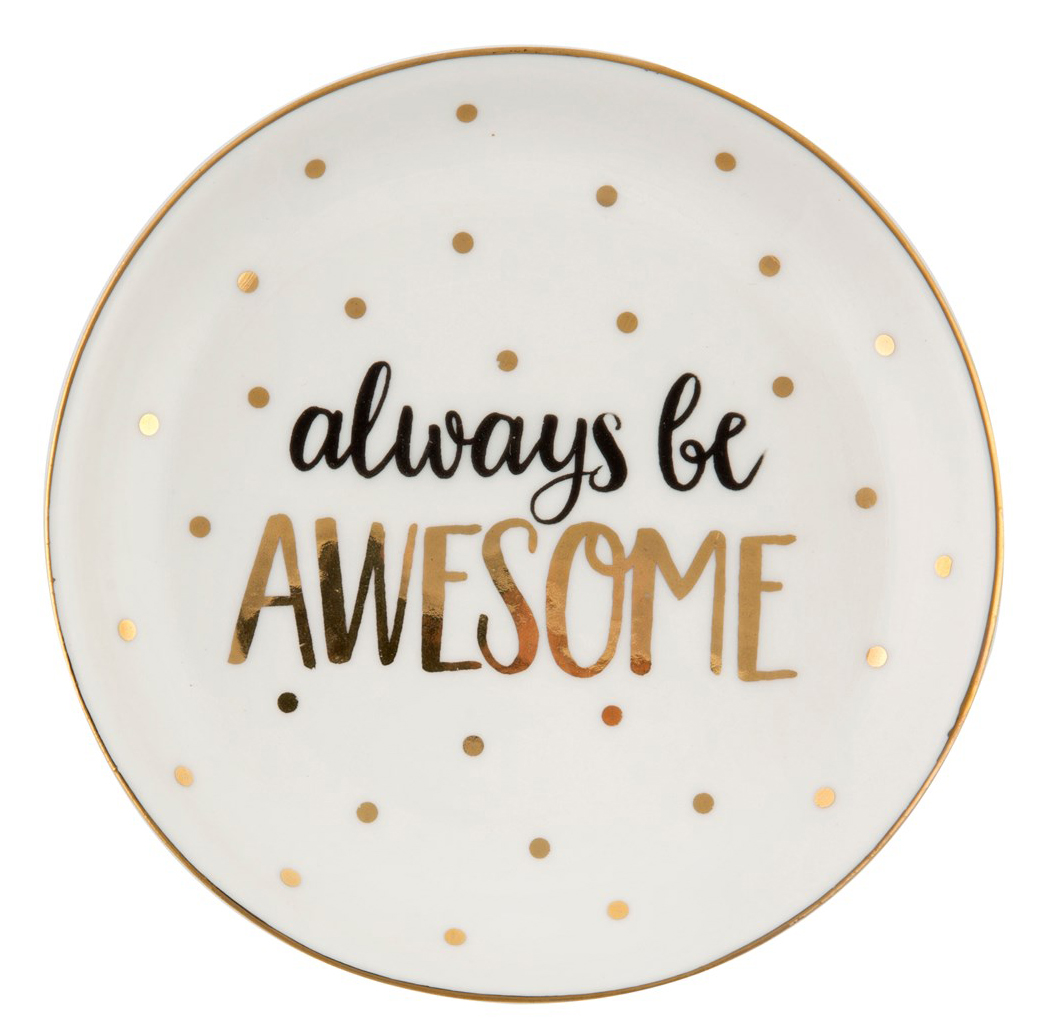 Keramikfat "Always be awesome" • Pryloteket