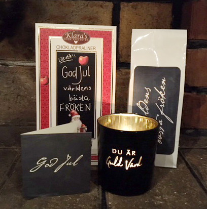God Jul-paket till Fröken - Du är guld värd • Pryloteket