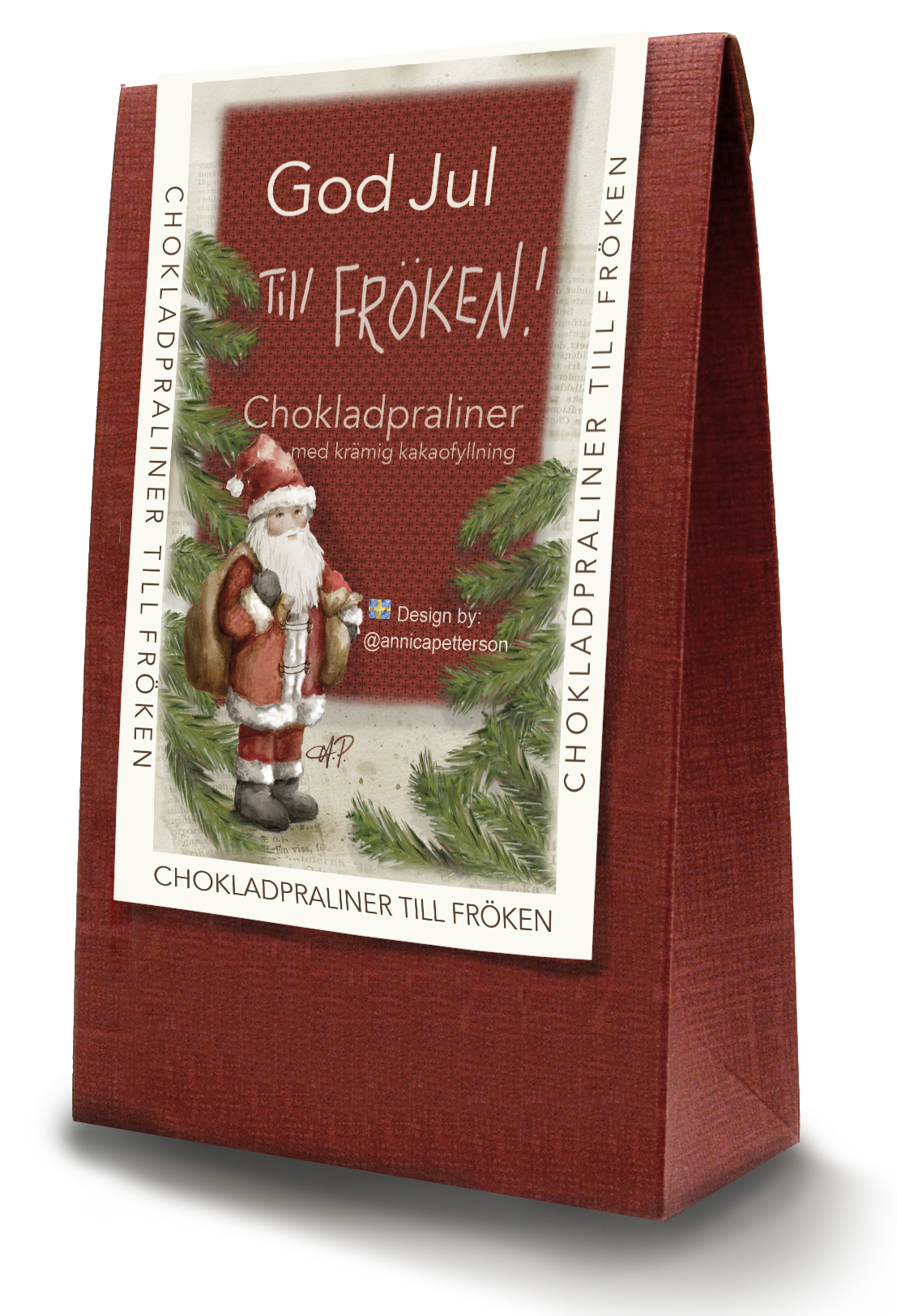 God Jul till Fröken - Lyxiga chokladpraliner