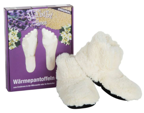 Booties toffla, vit - Microtoffla (värmetoffla)