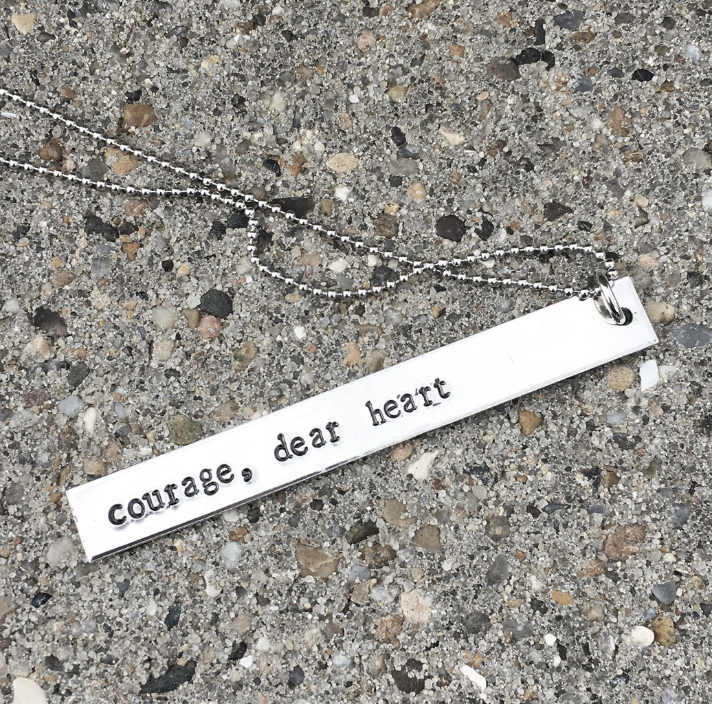 Halsband Courage dear heart - Littlebit Design