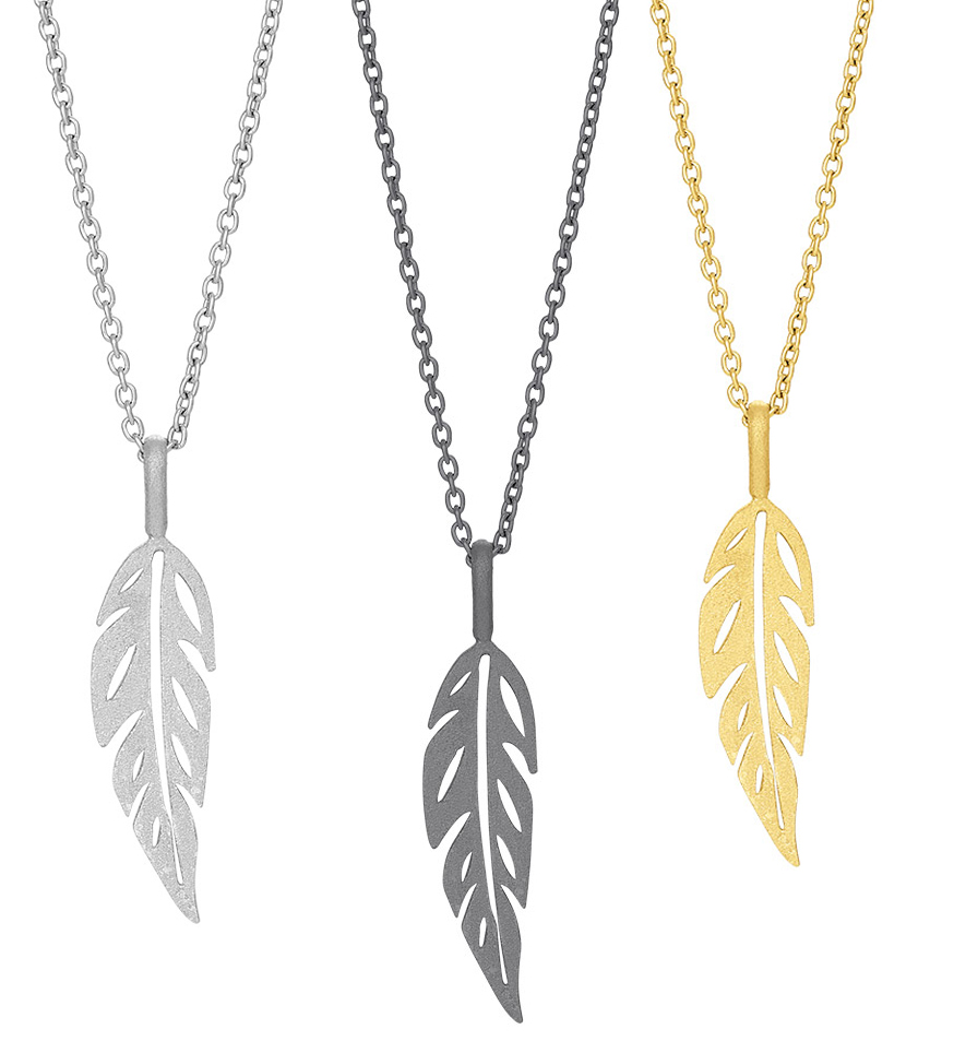 Halsband Leaf - Nordahl Jewellery (Guld)