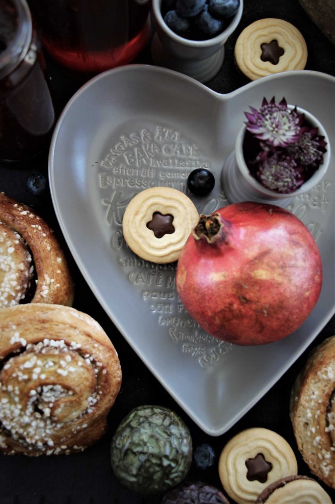 Hjärtfat Kärlek & Fika från Majas lyktor säljs till förmån för Barncancerfonden
