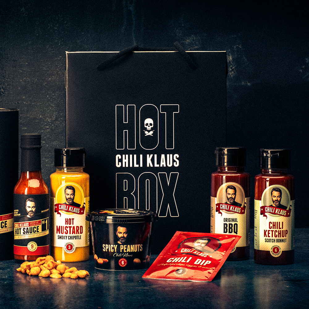Chili Klaus Hot Box, Svart, presentbox