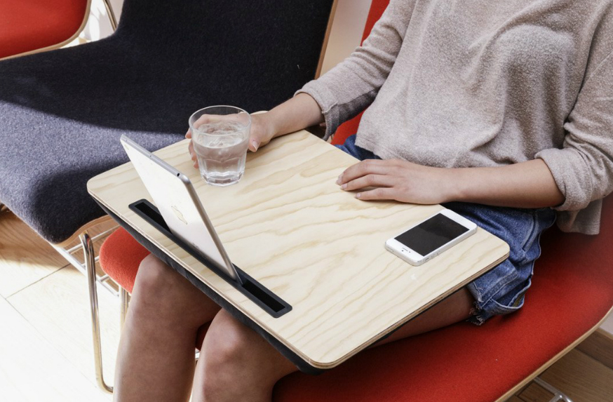 Ibed lap desk, ett smidigt knskrivbord till surfplattan