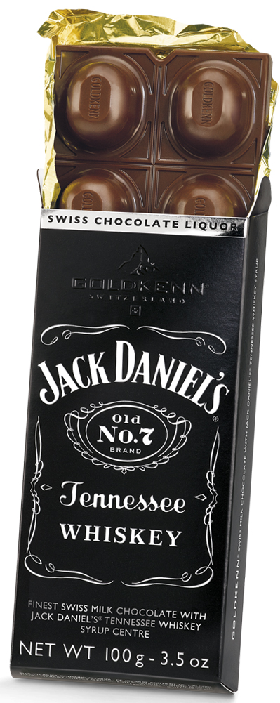Jack Daniel's - likörfylld choklad • Pryloteket