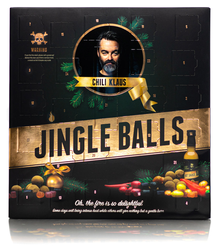 *FÖRBOKNING* Jingle Balls Julkalender med chiligodsaker - Chili Klaus • Pryloteket