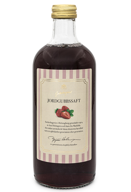 Jordgubbssaft - Sockerbageriet