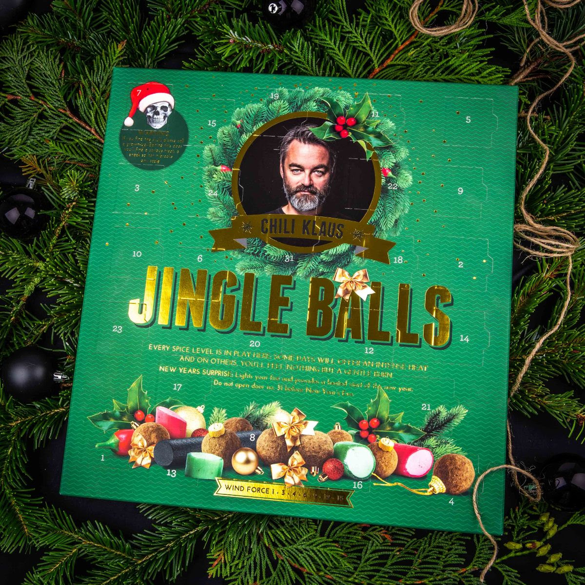 Julkalender Chilipraliner - Chili Klaus (Adventskalender 2019) • Pryloteket