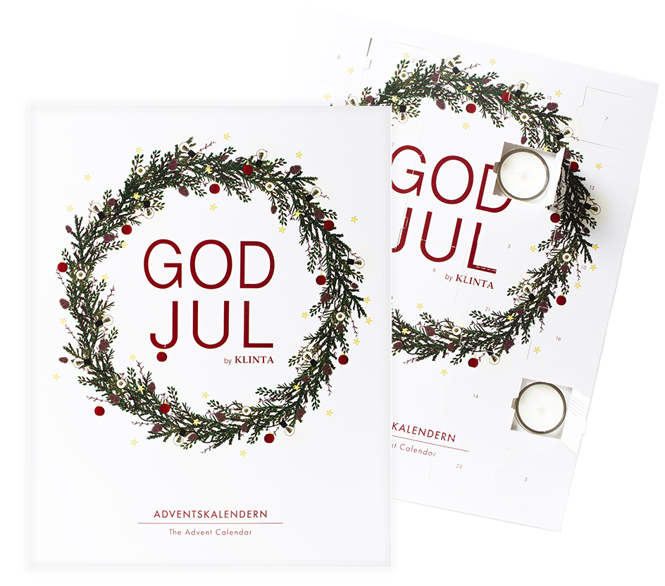 Adventskalender Doftljus, massage-/doftljus från Klinta