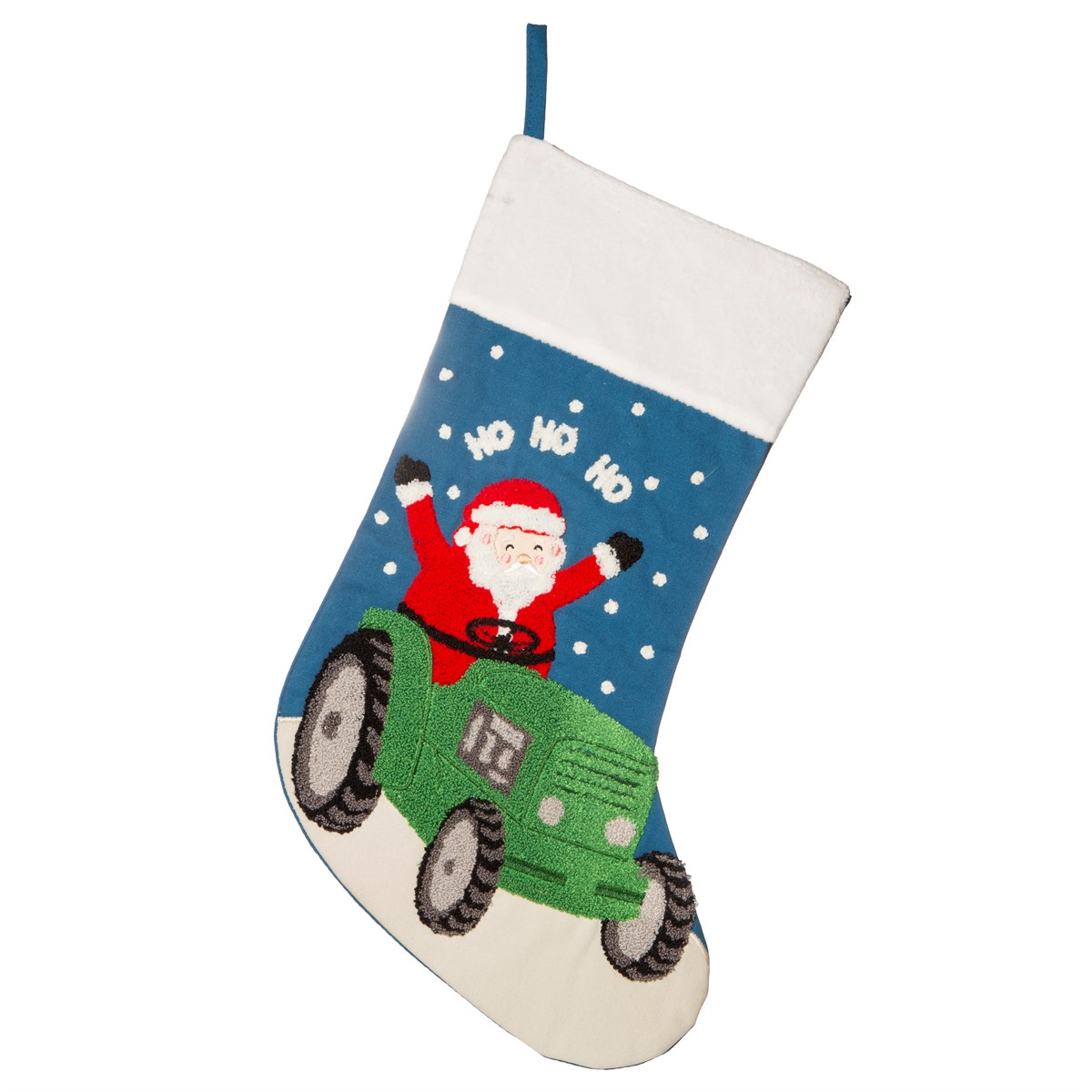 Julstrumpa Tomte i traktor