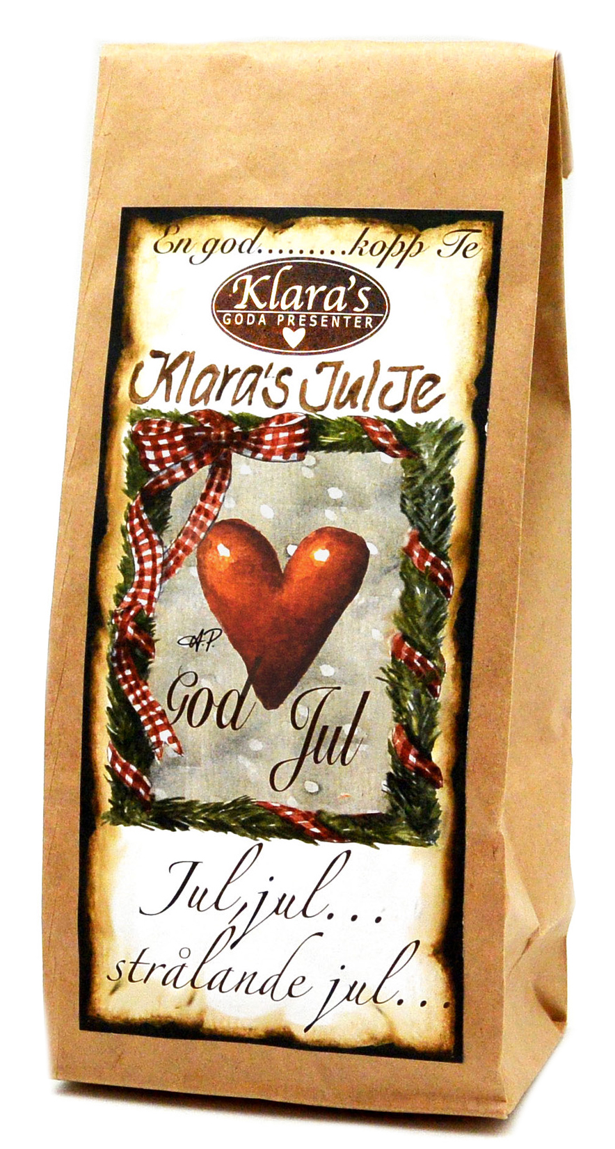 Julte med smak av björnbärsblad, Ljungblommor, Kanel, Äpple & Mandel