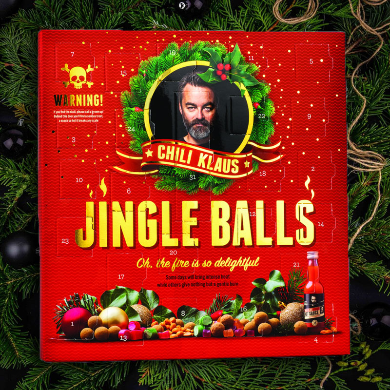 Julkalender Chilipraliner från Chili Klaus (Adventskalender 2020)