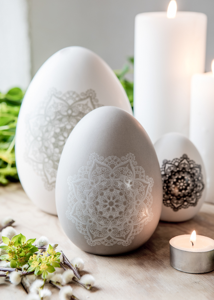 Keramikägg från Majas lyktor säljs till förmån för Barncancerfonden