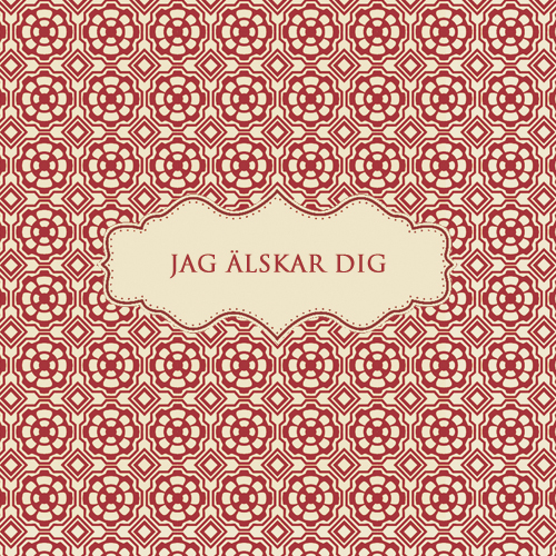 Kort "Jag ?lskar dig" • Pryloteket