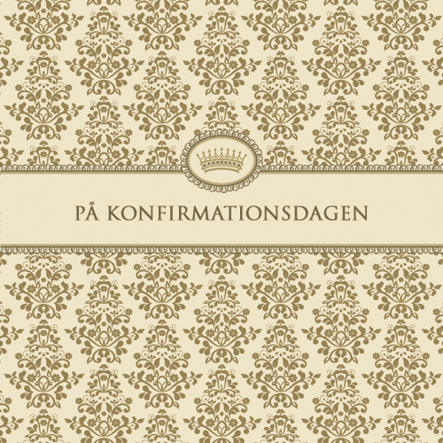 Kort, P Konfirmationsdagen